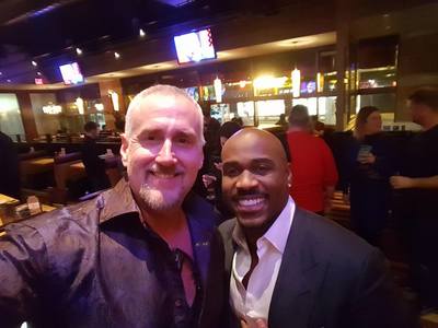 Dan with Dolvett after The Biggest Loser Finale